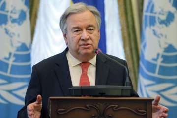 A file photo of United Nations (UN) chief Antonio Guterres