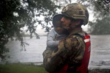  
Florence flattened trees, crumbled roads and the assault wasn’t anywhere close to being over, with the siege in the Carolinas expected to last all weekend.