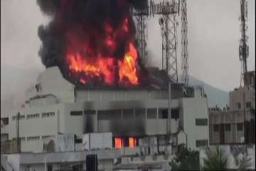 Fire at a cinama hall in Visakhapatnam