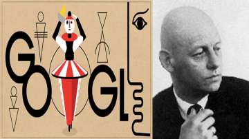 Google celebrates German sculptor, Oskar Schlemmer's 130th birthday with a dancing doodle