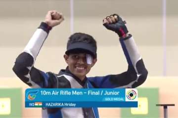 Hriday Hazarika claims junior 10m air rifle gold at ISSF World Championships