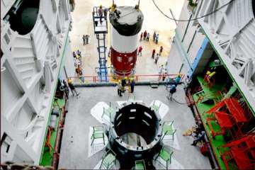 The rocket will blast off from ISRO's First Launch Pad at the Satish Dhawan Space in Sriharikota. 