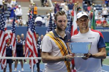 Mike Bryan, Jack Sock win US Open, but remain a temporary team