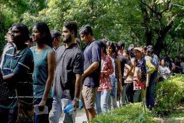  
The voter turnout in the keenly contested Jawaharlal Nehru University Students' Union (JNUSU) election on Friday was 67.8 per cent, believed to be the highest in six years.
