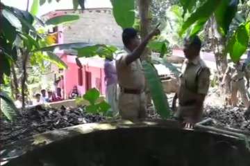 A 55-year-old nun found dead inside a well in Mount Tabor Dayara Convent in Kollam's Pathanapuram. Police at the spot.