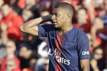 Ligue 1: Kylian Mbappe scores and gets sent off as PSG win 4-2 against Nimes