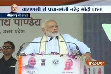 pm modi varanasi live