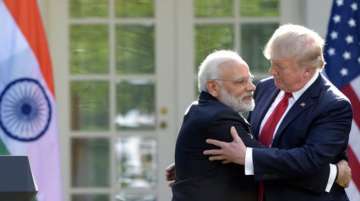 PM Modi and President Trump - File pic