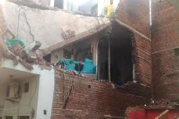 At least four people were killed and to others injured in wall collapse in Darpan Colony in Gwalior on Saturday