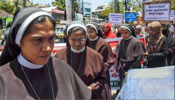 Keralal nun rape case protest