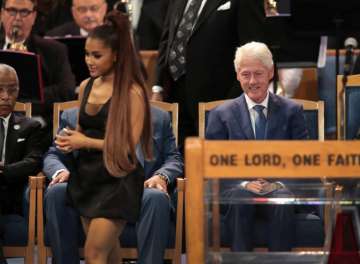 Bill Clinton is ruling the meme world after Ariana Grande's performance