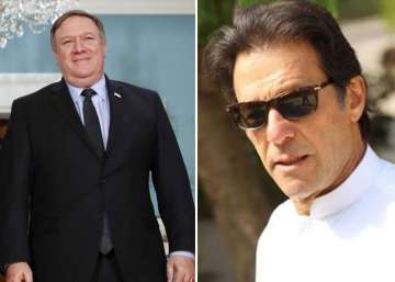 Mike Pompeo and Imran Khan