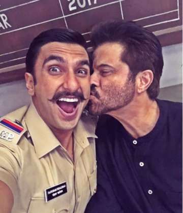 Simmba: Anil Kapoor is all kisses for Ranveer Singh, Sara Ali Khan poses with Rohit Shetty