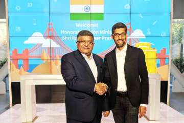 Law and IT Minister Ravi Shankar Prasad recently visited Google HQ during his US visit