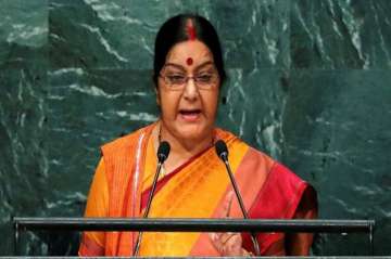 External Affairs Minister Sushma Swaraj will address the 73rd session of the UN General Assembly in New York on Saturday evening.