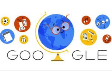 Search giant Google dedicated an animated doodle to Teachers' Day.