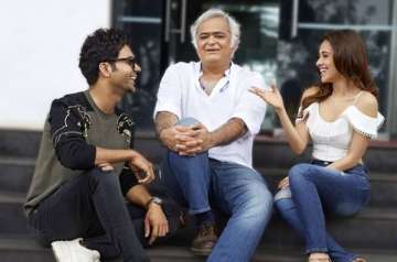 Hansal Mehta, Rajkummar Rao and Nushrat Bharucha