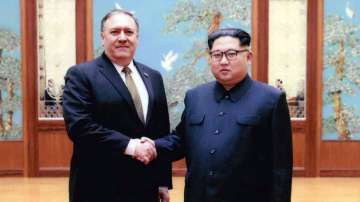 US Secretary of State Mike Pompeo, Kim Jong Un