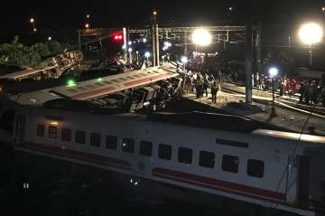 The crash on the popular east coast line on Sunday, which left the Puyuma Express lying zig-zagged across the tracks, also injured 187 passengers.