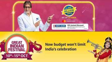 Flipkart Big Billion Days sale, Amazon Great Indian Festival 2018