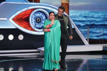 Bharti Singh with Bigg Boss 12 host Salman Khan