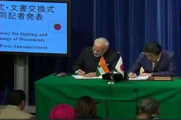 India and Japan signed a USD 75 billion bilateral currency swap agreement.