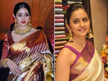 Late Sridevi and Rakul Preet Singh