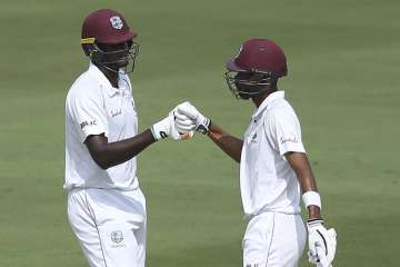 India vs West Indies, 2nd Test, Day 1, Live Match: Holder and Chase brought up a fifty partnership.