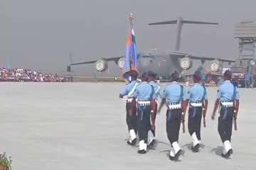 The celebrations of  86th anniversary Indian Air Force are currently underway at the Air Force Station at Hindon in Uttar Pradesh's Ghaziabad. 