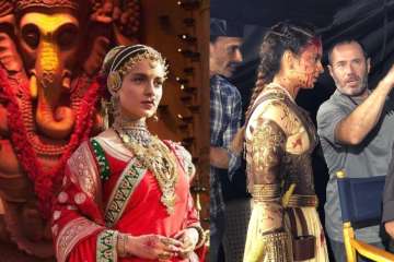 Kangana Ranaut  in  Manikarnika stills 