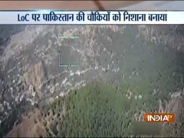 Indian Army targets?Pakistan army administrative HQ along LoC in Poonch?