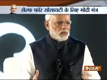 PM Modi 'Main Nahi Hum' portal and app in New Delhi.