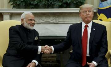 File photo of Pm Modi and US Pres Donald Trump