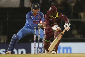 MS Dhoni sets new cricket record in stumping during 4th ODI against West Indies