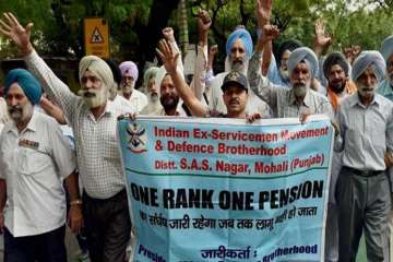 Ex- soldiers?demanding One Rank One Pension