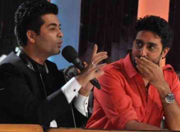 Abhishek Bachchan tied Karan Johar and Shweta Bachchan to a tree and left