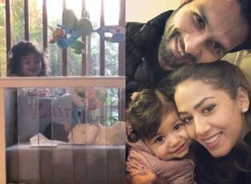 Mira Kapoor shares first picture of son Zain Kapoor as daughter Misha watches over him