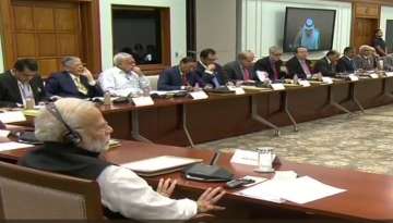 PM Modi brainstorms oil scenario with global CEOs