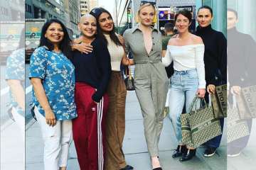  Cancer-stricken Sonali Bendre hangs out with Priyanka Chopra and Sophie Turner in New York