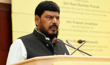 Ramdas Athawale- File pic