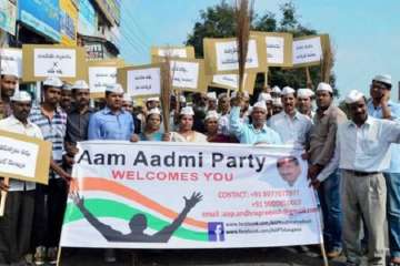 BJP leader Rampal Jat joined the Aam Aadmi Party (AAP)