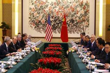 US-China to hol key talks on Monday