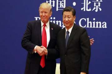 US President Donald Trump and Chinese President Xi Jinping.