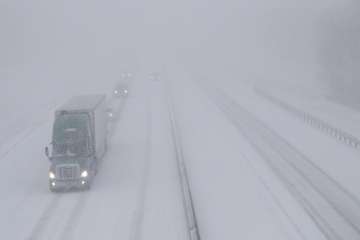 Snowstorm across US Midwest 