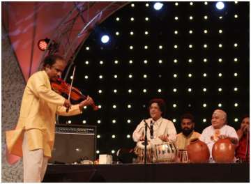 Amaravati Global Music & Dance Festival Day 2: Musical duo Malladi Brothers mesmerising the audience