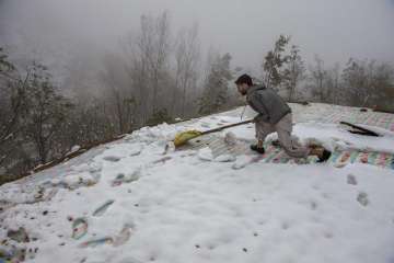 Snowfall in Jammu-Kashmir