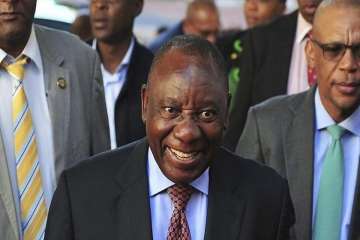 South African President Cyril?Ramaphosa?
