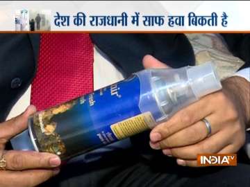 Canned ‘pure and clean’ air being sold in Delhi