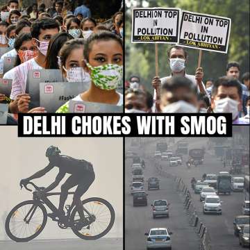 'Breathless' Delhi grapples with toxic pollution as air quality nosedives to 'hazardous' category; PM 10 level reaches 760 in northwest Delhi