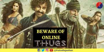 thugs of hindostan on rajasthan police twitter